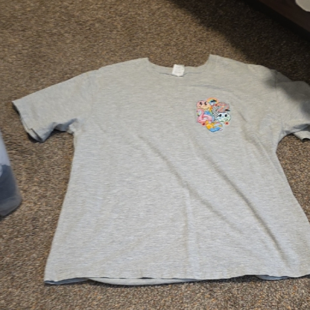 Gray Kids Graphic T-Shirt